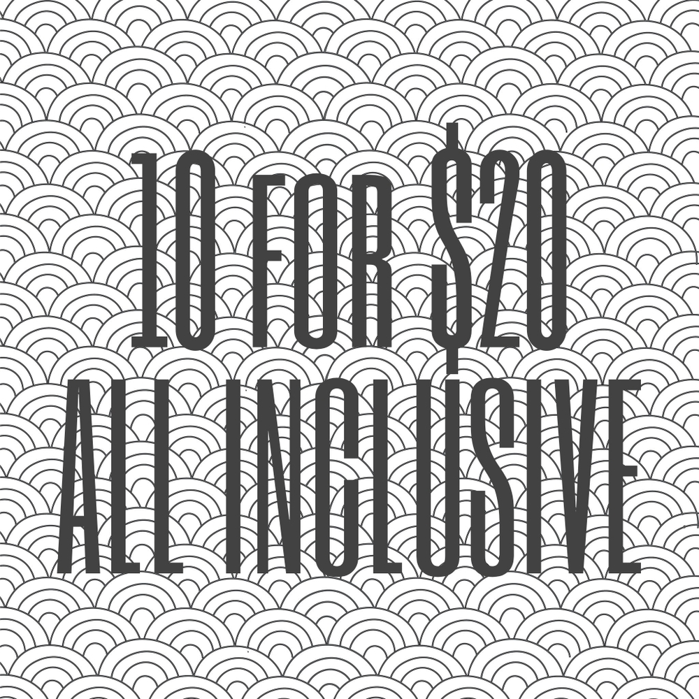 10 for $20